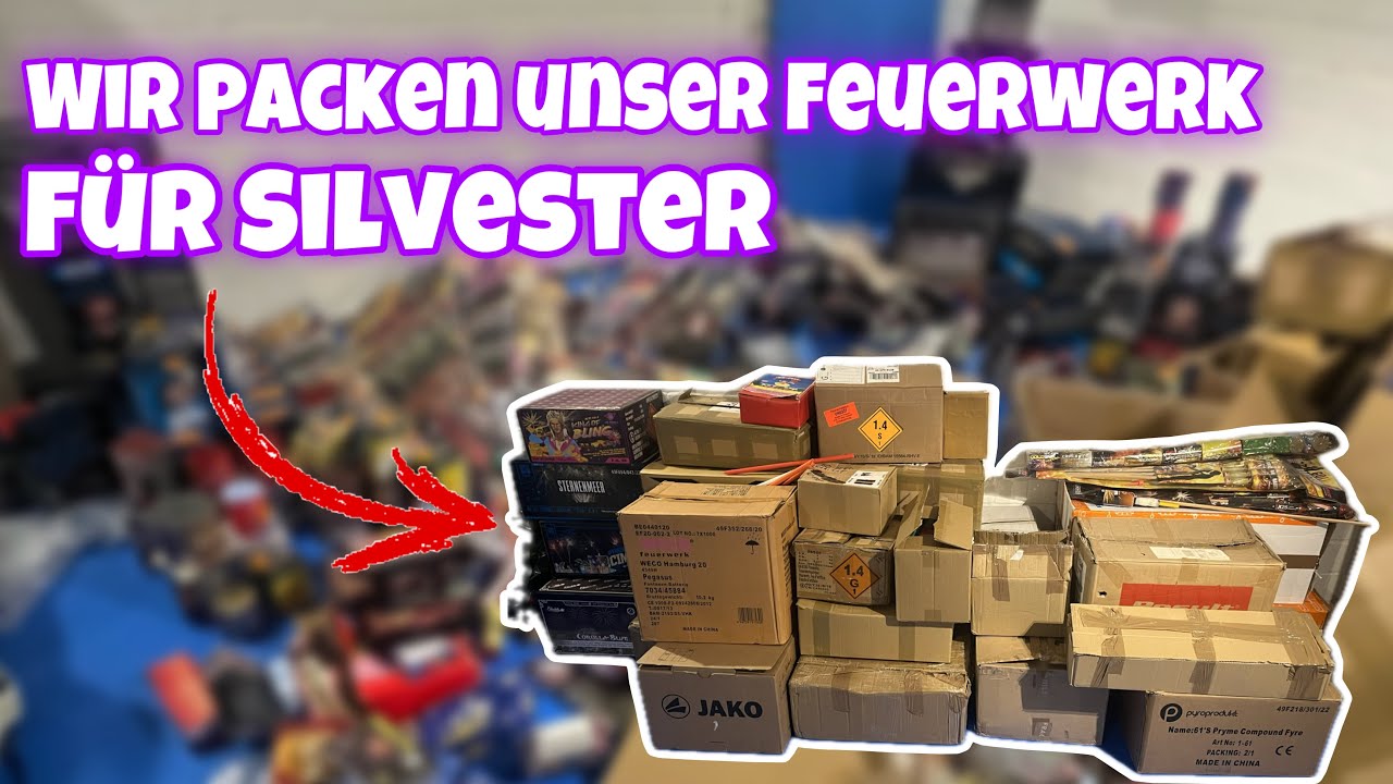 Feuerwerk packen für Silvester🔥|Die Schallerzeuger