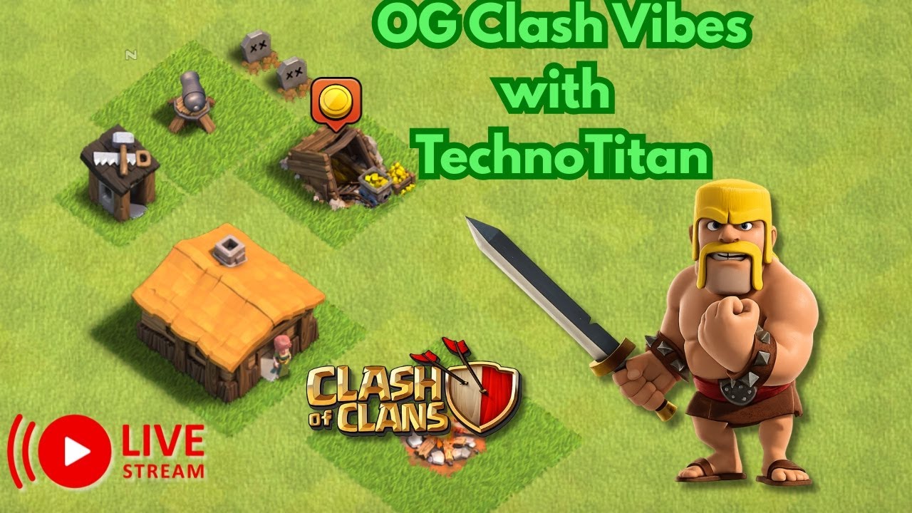 TechnoTitan is Live | Clash of Clans | Base Viewing | Fix That Rush Th1 to Th18 | Live Commentary
