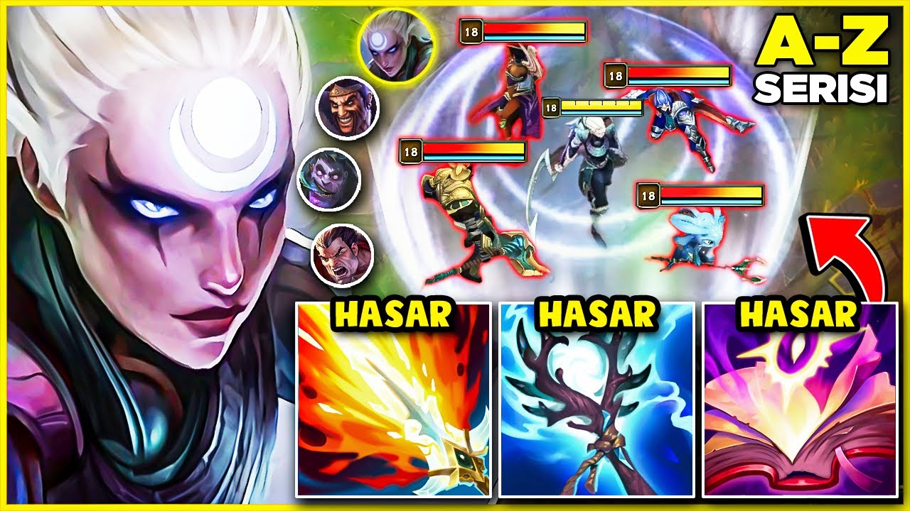 SADECE İKİ TUŞLA RAKİBE TEK ATAN NÜKLEER DIANA TOP!  | A-Z TOP LANE #7