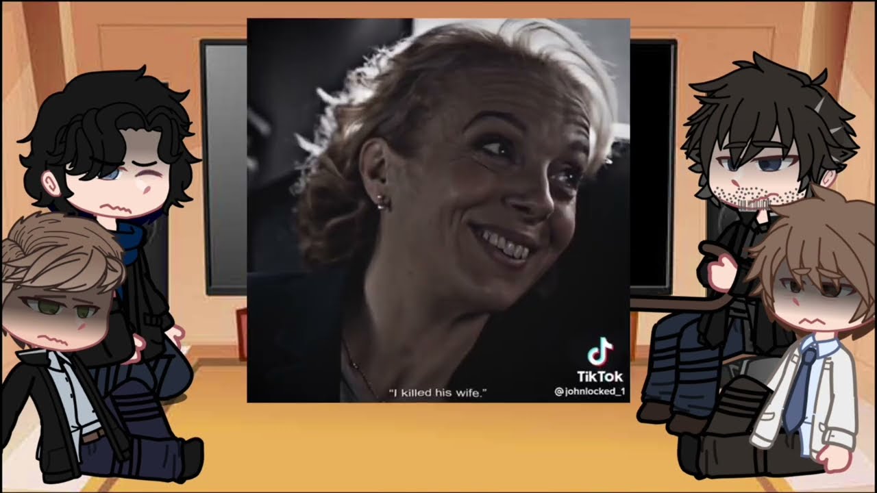 Sharlock and house md react to each other || sharlock and house md gacha slight johnlock and Hilson