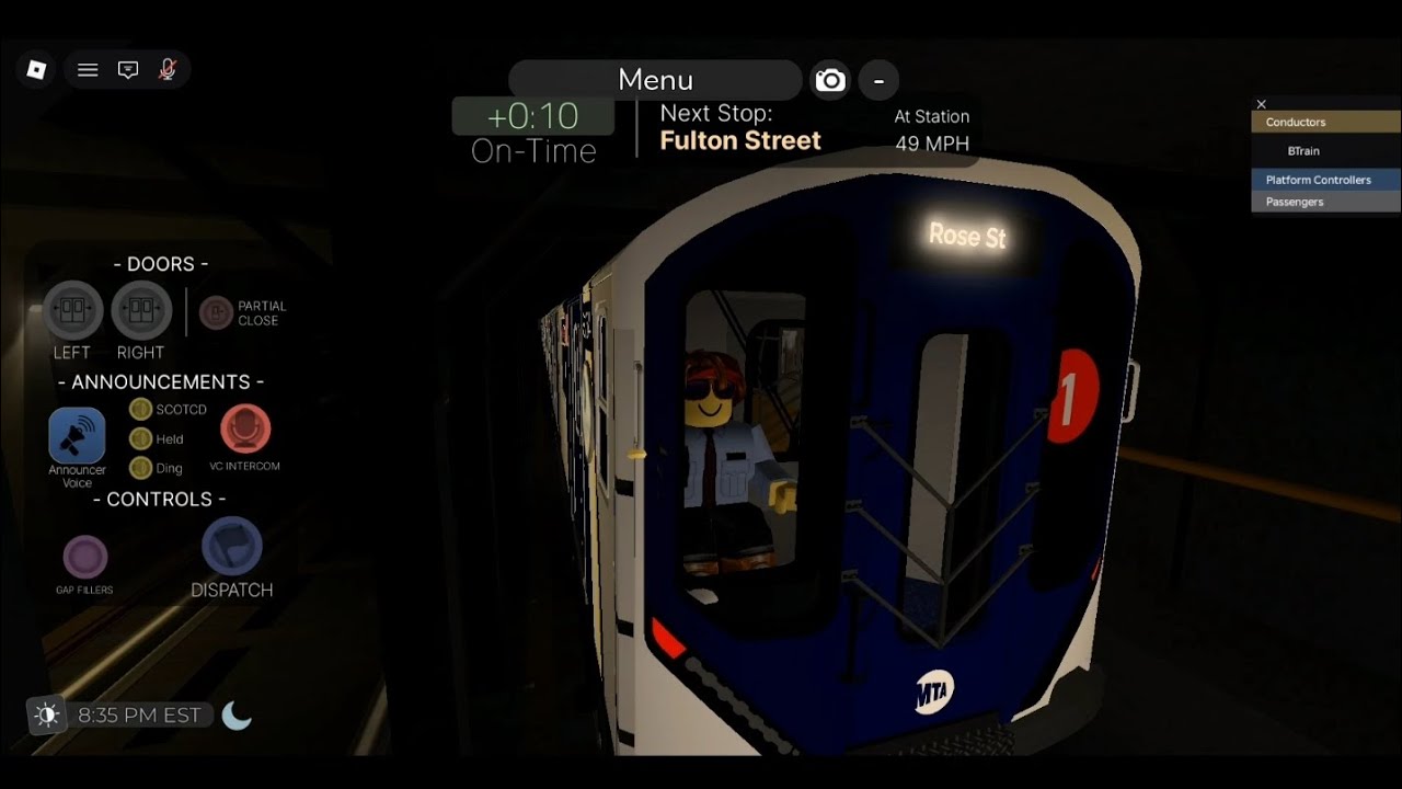 Shuttle NYC Subway Automated: Conducting as R262A (1) Local Train