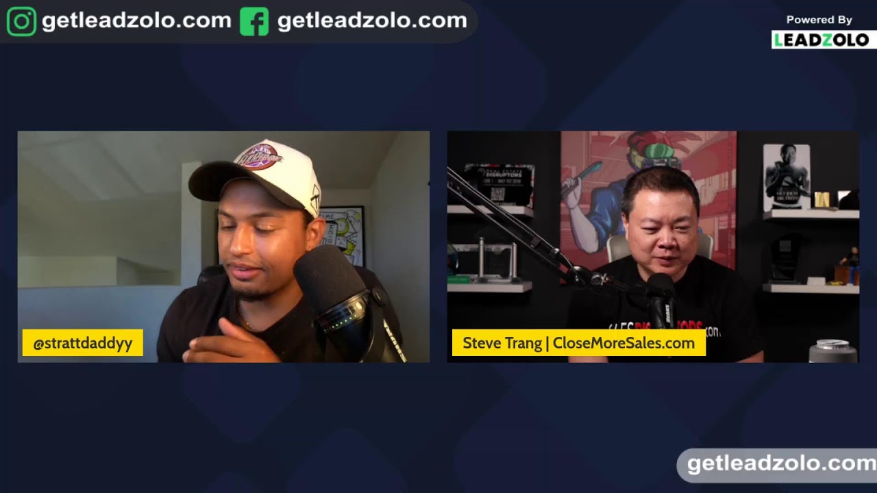 Steve Trang Coaches me up on how to close more deals!!