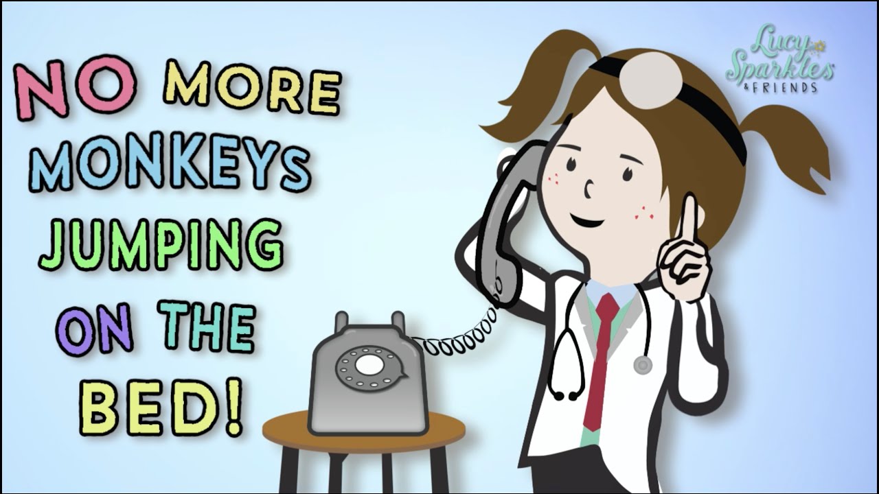 Five Little Monkeys - Children's Nursery Rhyme (songs for kids)