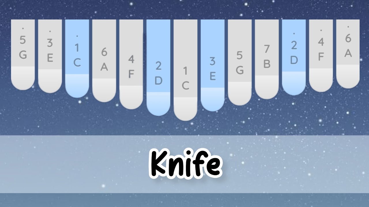 Knife - ENHYPEN | keylimba cover 