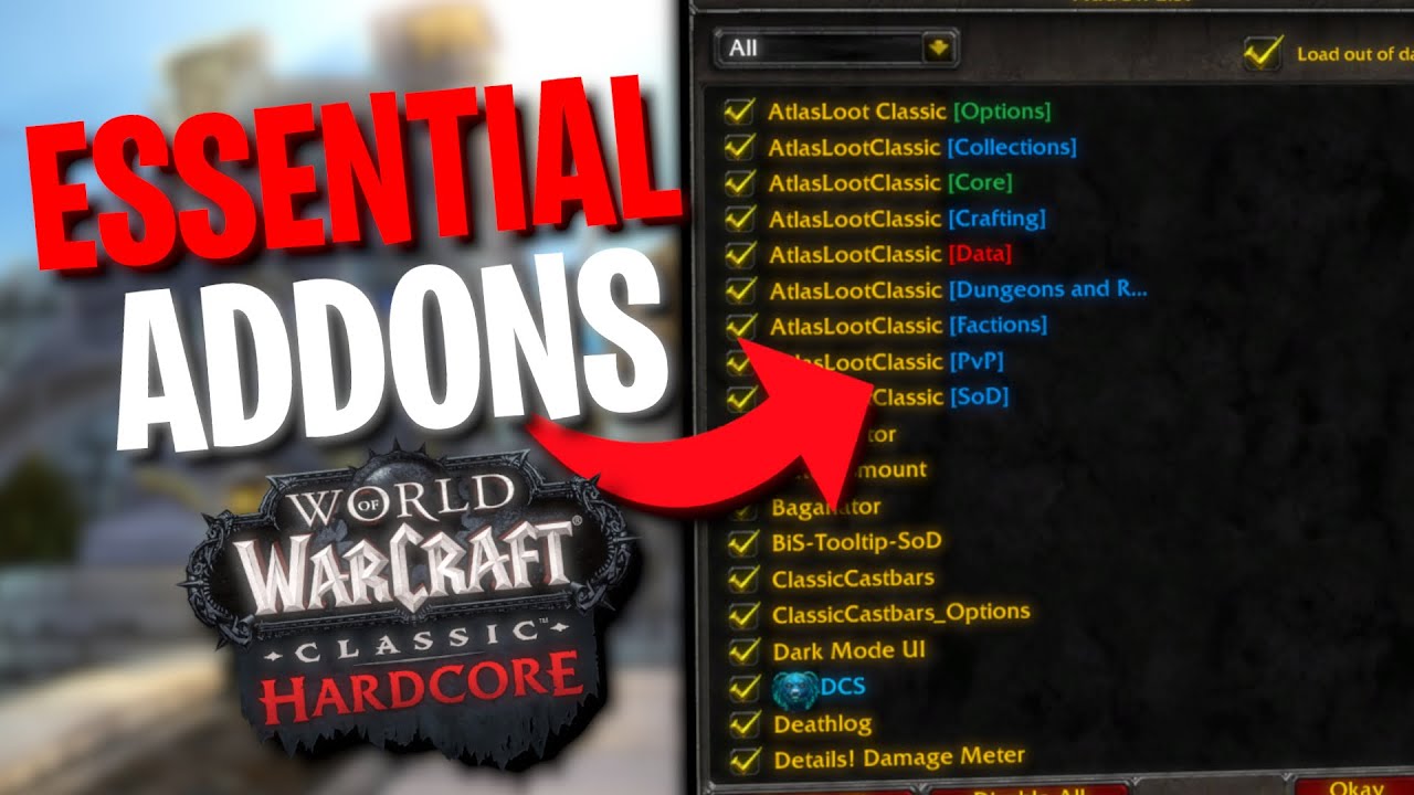 These 5 Addons are ESSENTIAL For Hardcore WoW!