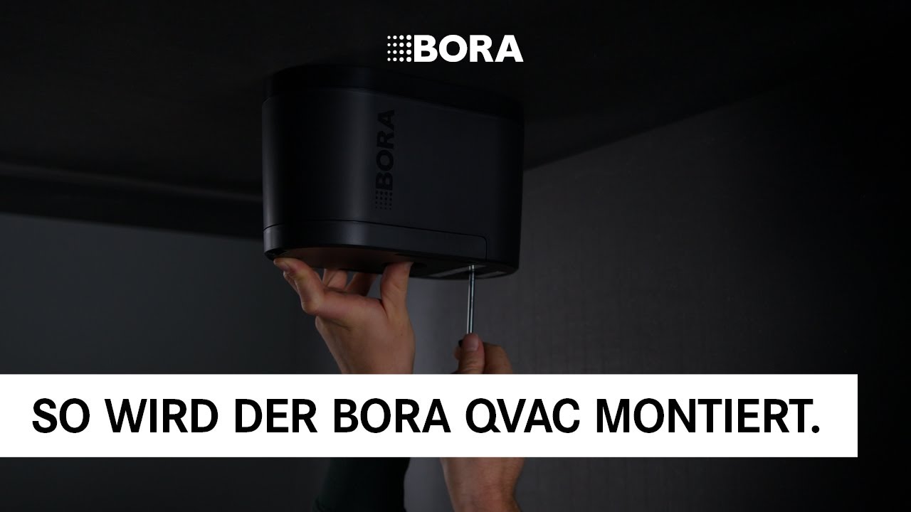 Einbau des BORA QVac Vakuumiergeräts | BORA Montage Tutorial