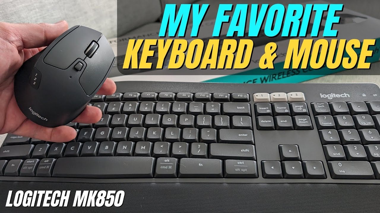 Logitech MK850 Keyboard & Mouse Combo Unboxing - A Closer Look!