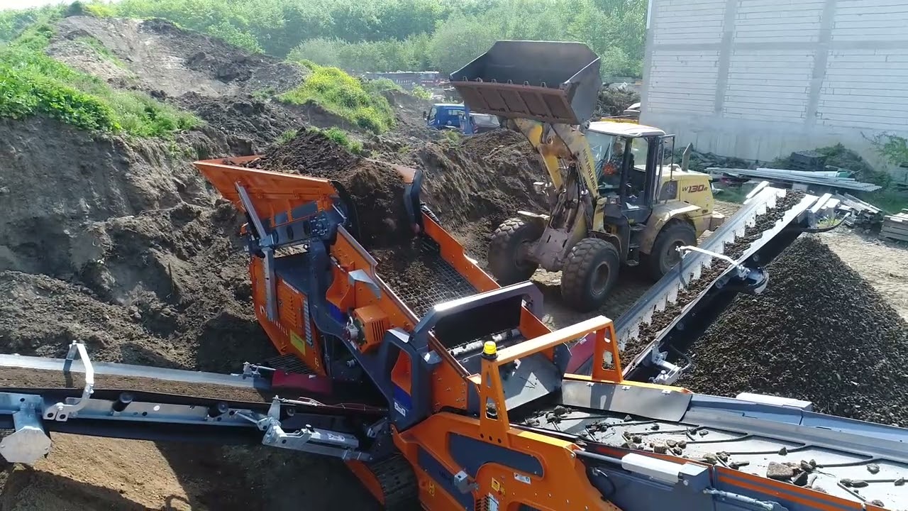 Portafill MR-5 - Grobstücksiebanlage für Boden und Bauschutt