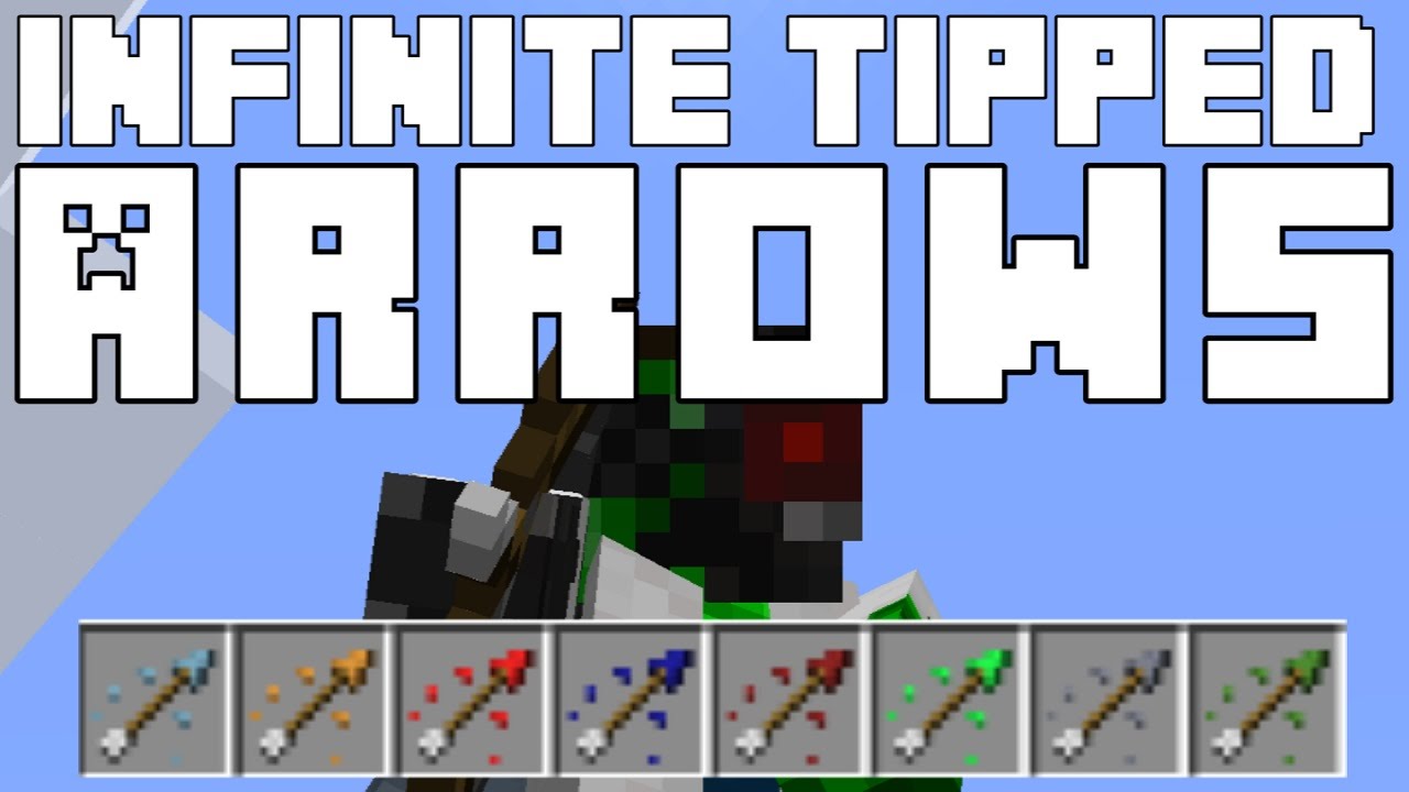 Minecraft 1.9 Infinite Tipped Arrows Tutorial