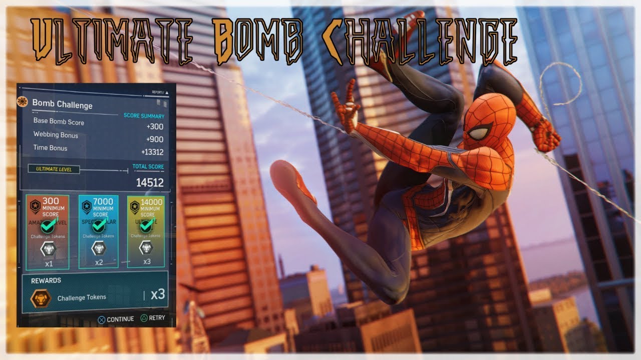 EPIC | All Ultimate Bomb Challenges | Marvel's Spider-Man