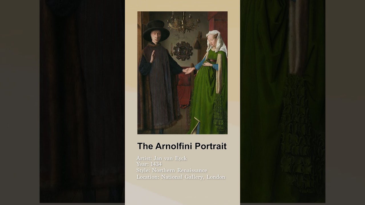 What is the hidden symbolism in the Arnolfini Portrait 🖼️👀?
