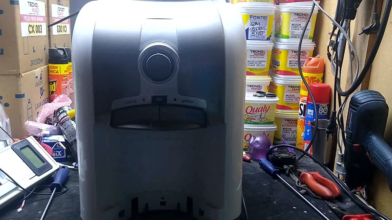 TROCA DA CUBA DO GELAGUA ESMALTEC EGM 30