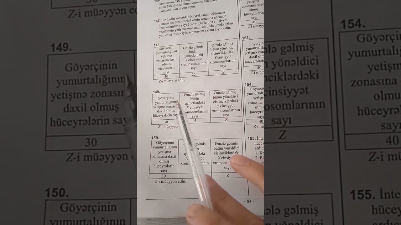 Dim test toplusu II hissə. Çoxalma. Ontogenez test 144 - 155