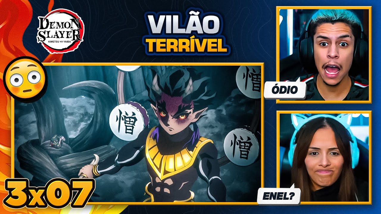 DEMON SLAYER - 3ºT EP 07 🇧🇷 | [React em Casal] 🔥