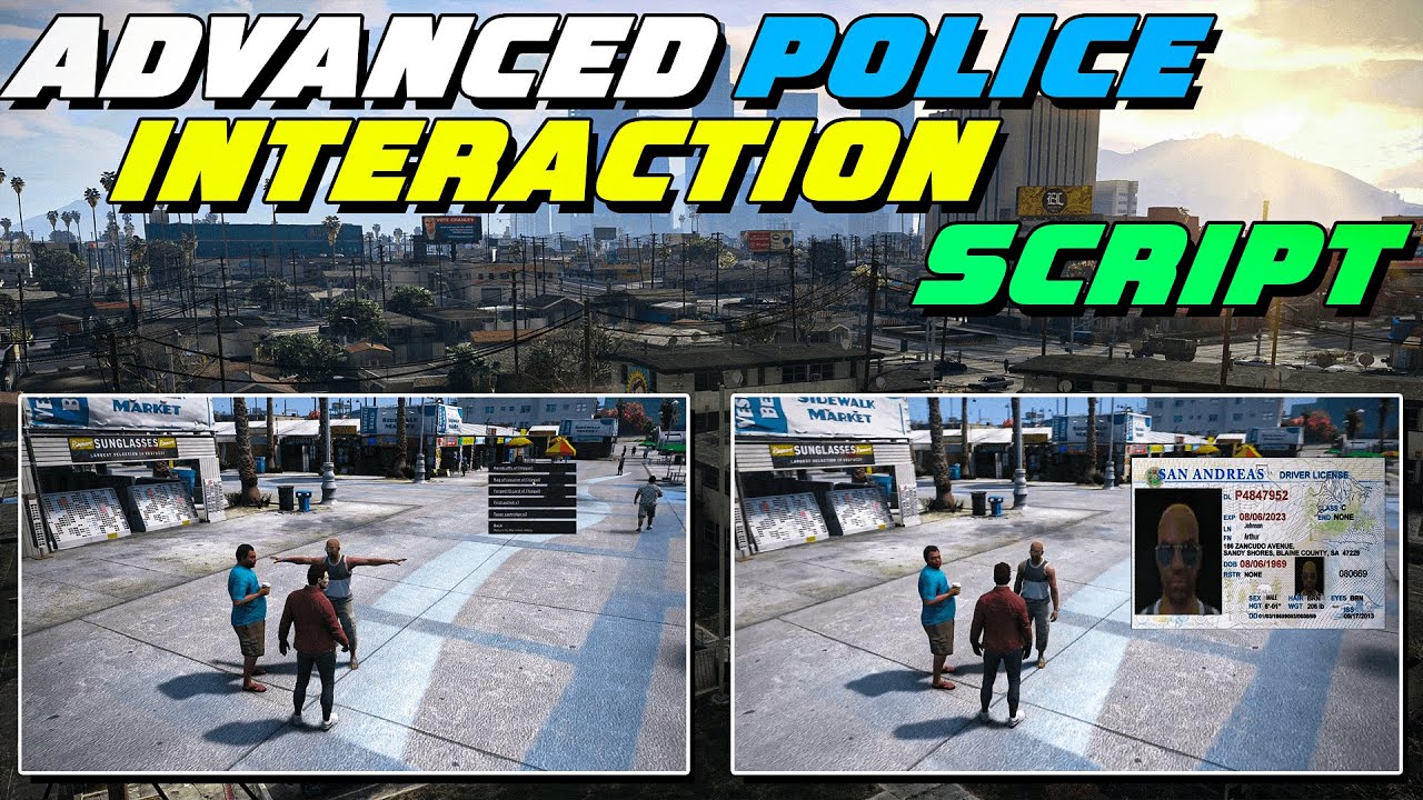 Free Advanced Pedestrian Interaction Script | Police Job | QBCore Framework | FiveM Tutorial 