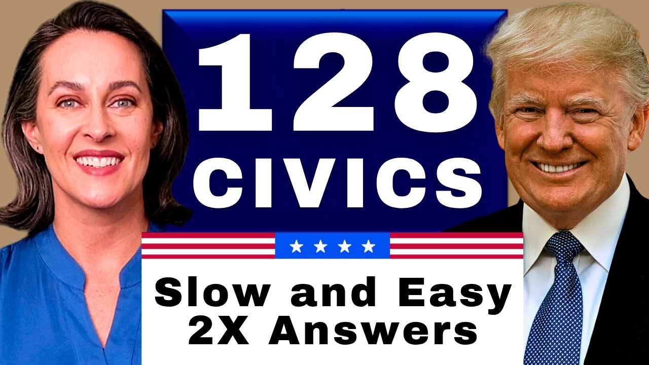 2026 Random U.S. Citizenship Test 128 Civics Questions & Answers (USCIS) Ciudadania Americana