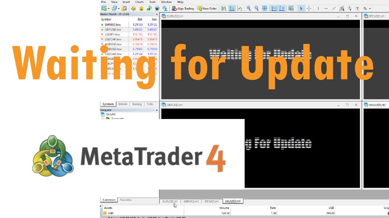 Решить проблему ожидания обновления на MT4 MT5