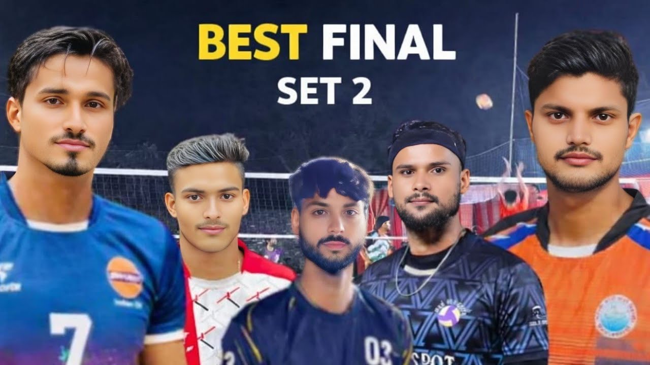 Banaras  🆚 Azamgarh || final || set 2 || All up volleyball tournament Gopalpur balliya #volleyball 