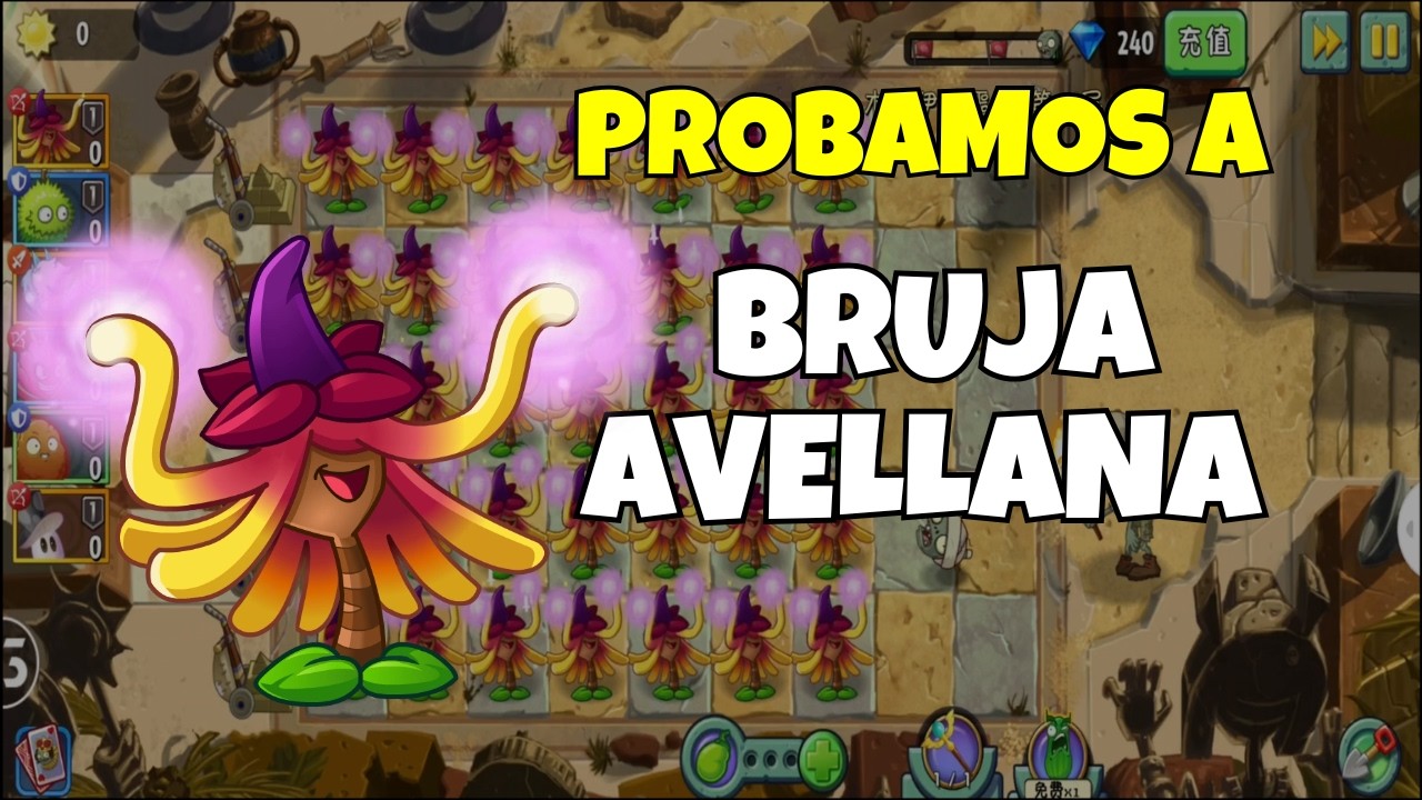 ¡La Bruja Avellana Desata Magia en Egipto! 🧙‍♀️ Zombies Nivel 5 + Zombots