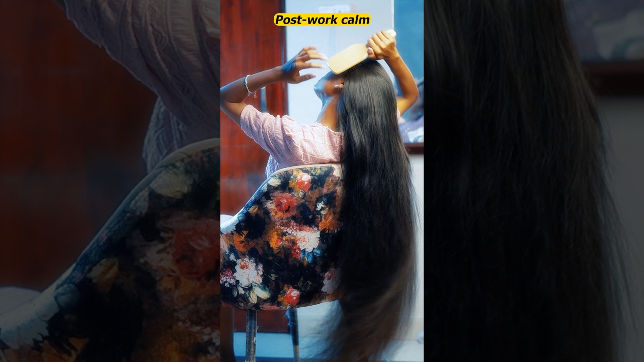 Relaxing after Long Hair Play Video 
