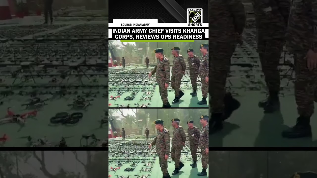 Indian Army Chief General Dwivedi visits Kharga Corps, reviews operational & combat readiness