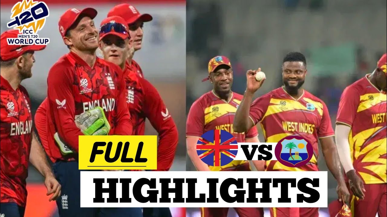 England vs West Indies T20 World Cup 2026 highlight 