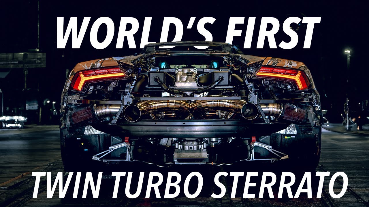 WORLD'S FIRST TWIN TURBO LAMBORGHINI STERRATO - 1100 HORSEPOWER!