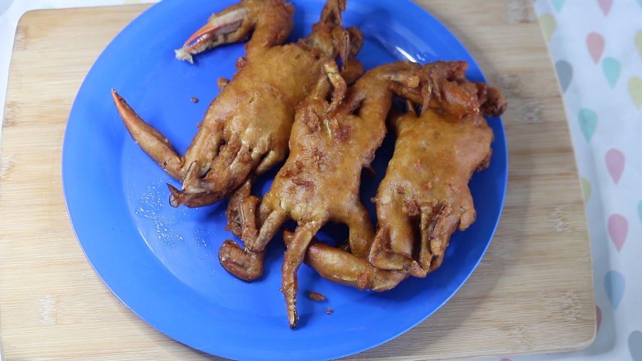 LEARNING MY BOYFRIEND LOVE LANGUAGE | FRIED CRABS ASMR EATING SOUNDS
