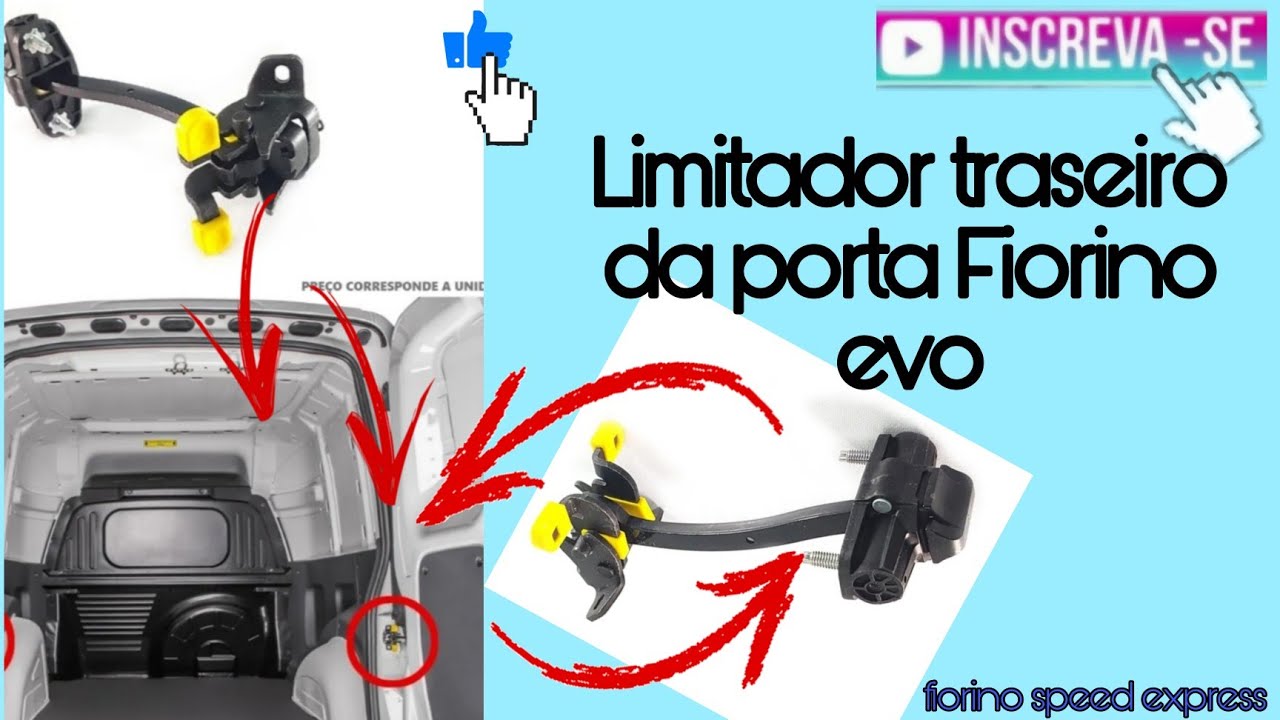 Como trocar Limitador da porta traseira Fiorino 2015