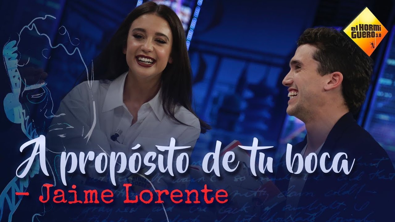 Jaime Lorente recita un poema de su libro 