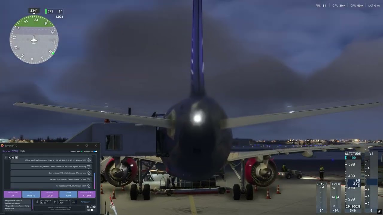 Microsoft Flight Simulator 2024 Warsaw - Amsterdam (Diverted to Rotterdam)