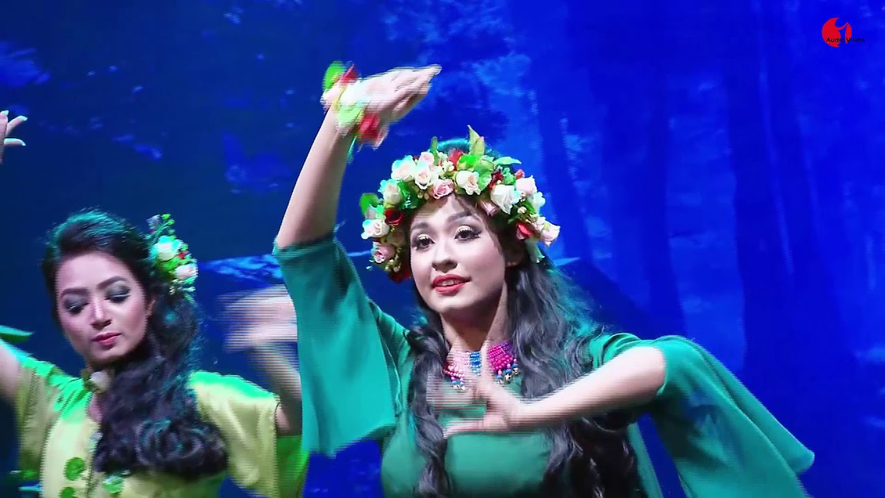 রুম ঝুম রুম ঝুম কে বাজায় || Ferdous Ara || Nazrul Geeti || Dance || Music Video || Channel i