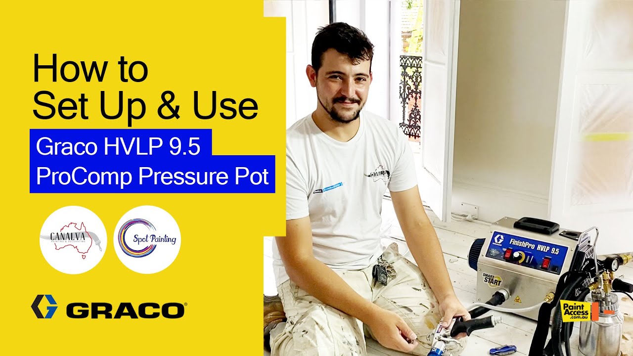 Graco HVLP Procomp Pressure Pot Connection Tutorial