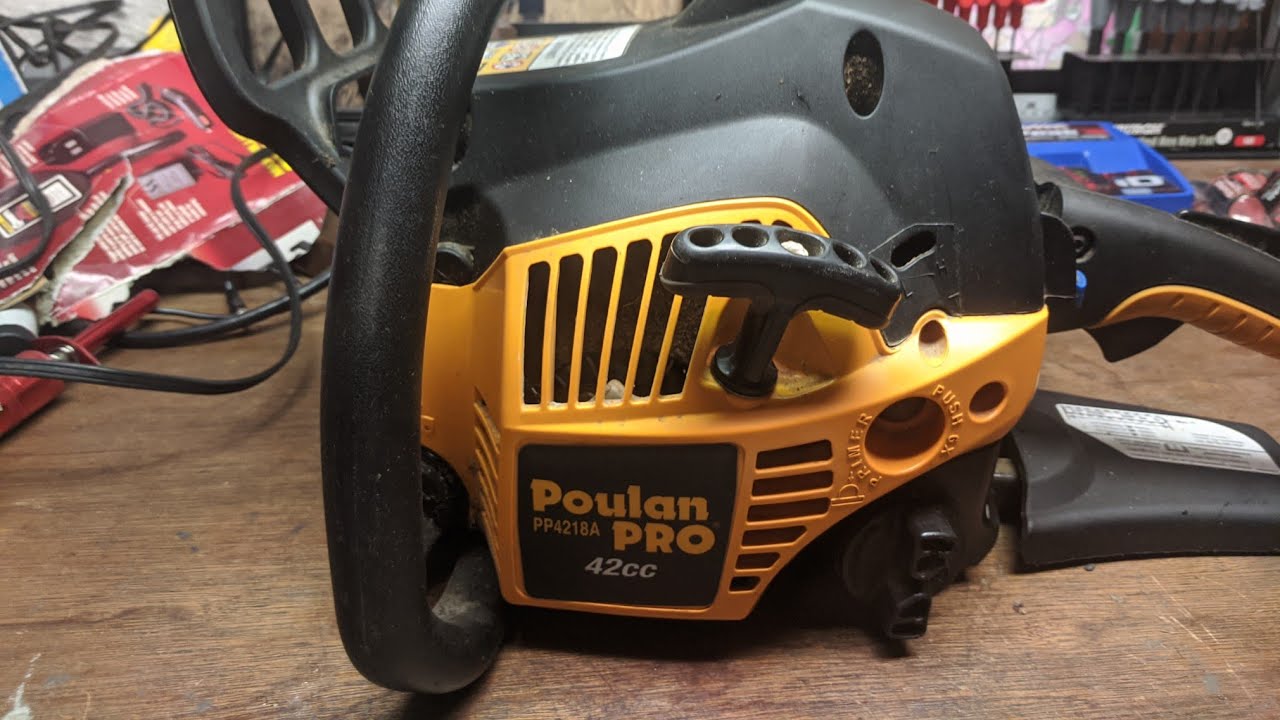 HOW TO REPLACE THE CRANK SHAFT IN A 42CC POULAN PRO CHAINSAW !