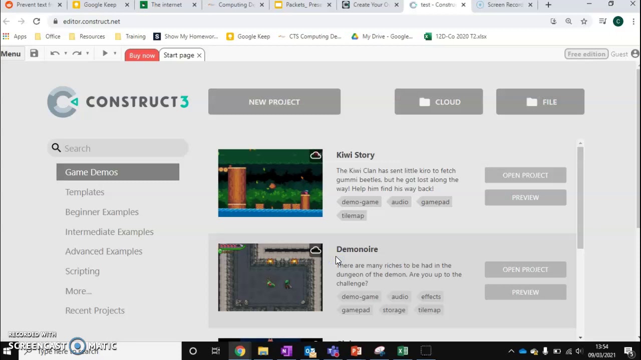Construct 3: introduction