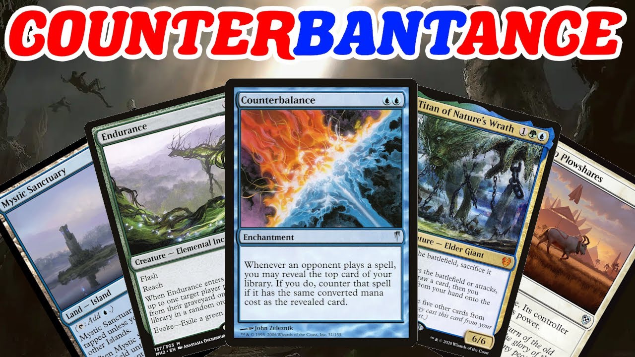 COUNTERBANTANCE! Legacy Bant Miracles control with Counterbalance + Mystic Sanctuary MTG