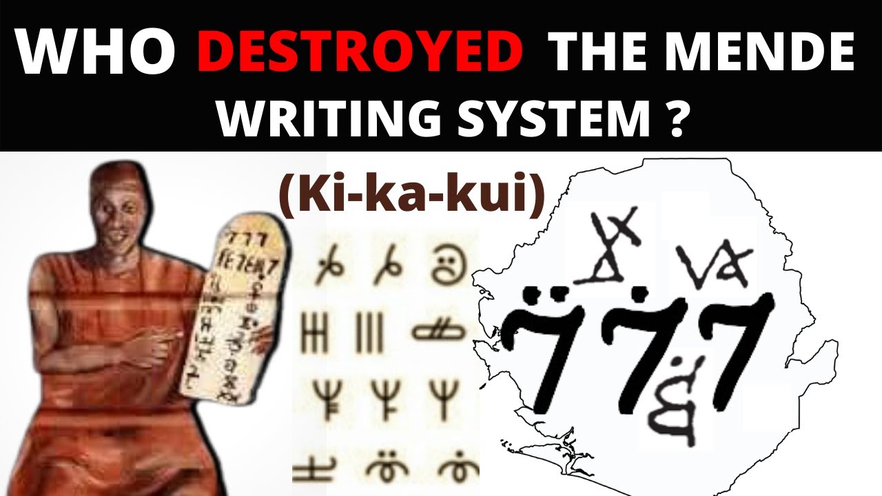 How Colonialism destroyed the Mende (Ki-ka-kui) writing system of Sierra Leone.