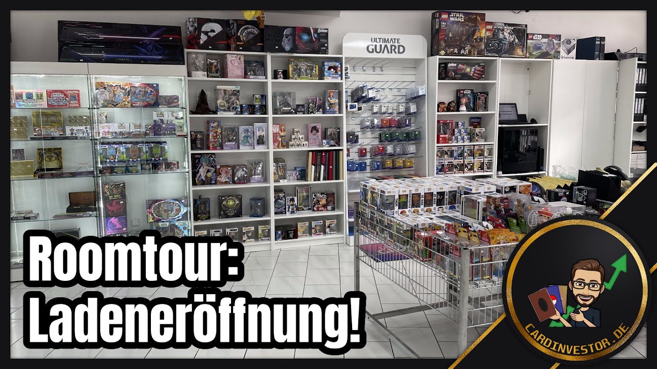 Wir haben geöffnet! Pokemon/Yugioh Laden Roomtour! Selbstständig mit einem Anime-shop+ Gewinnspiel!