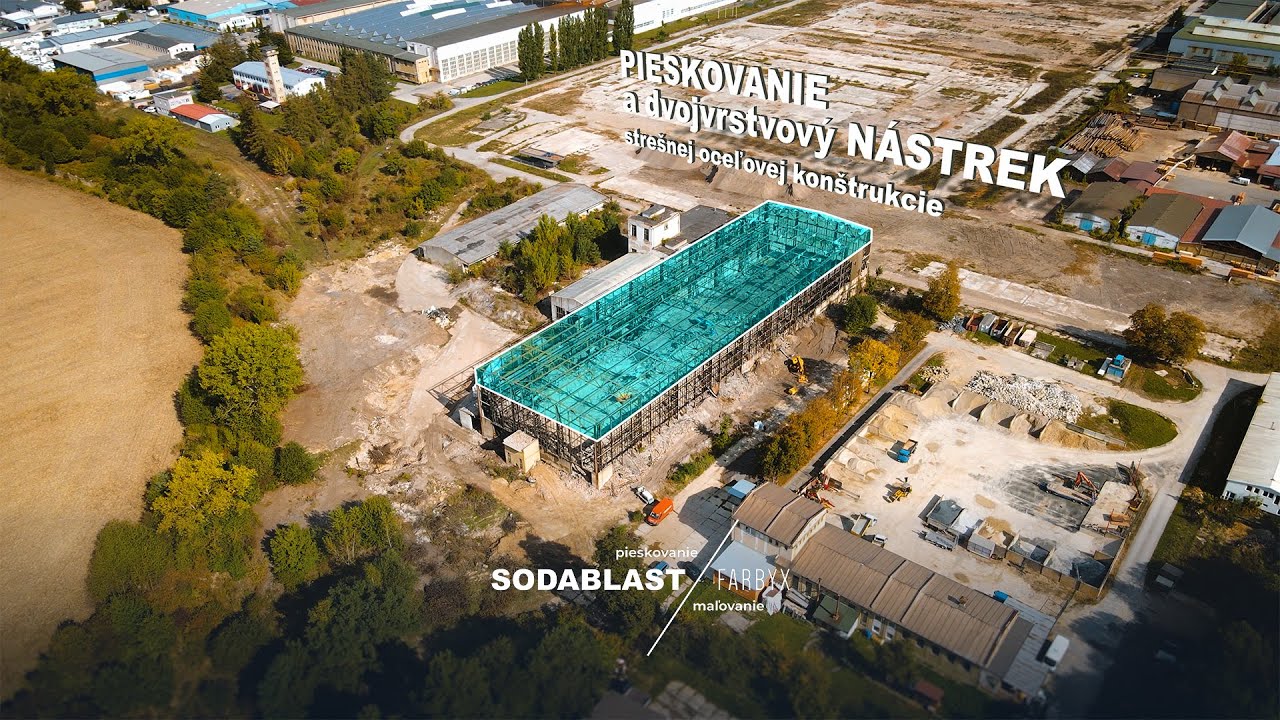 Pieskovanie kovov + náter: Ako sme obnovili 2700 m² haly