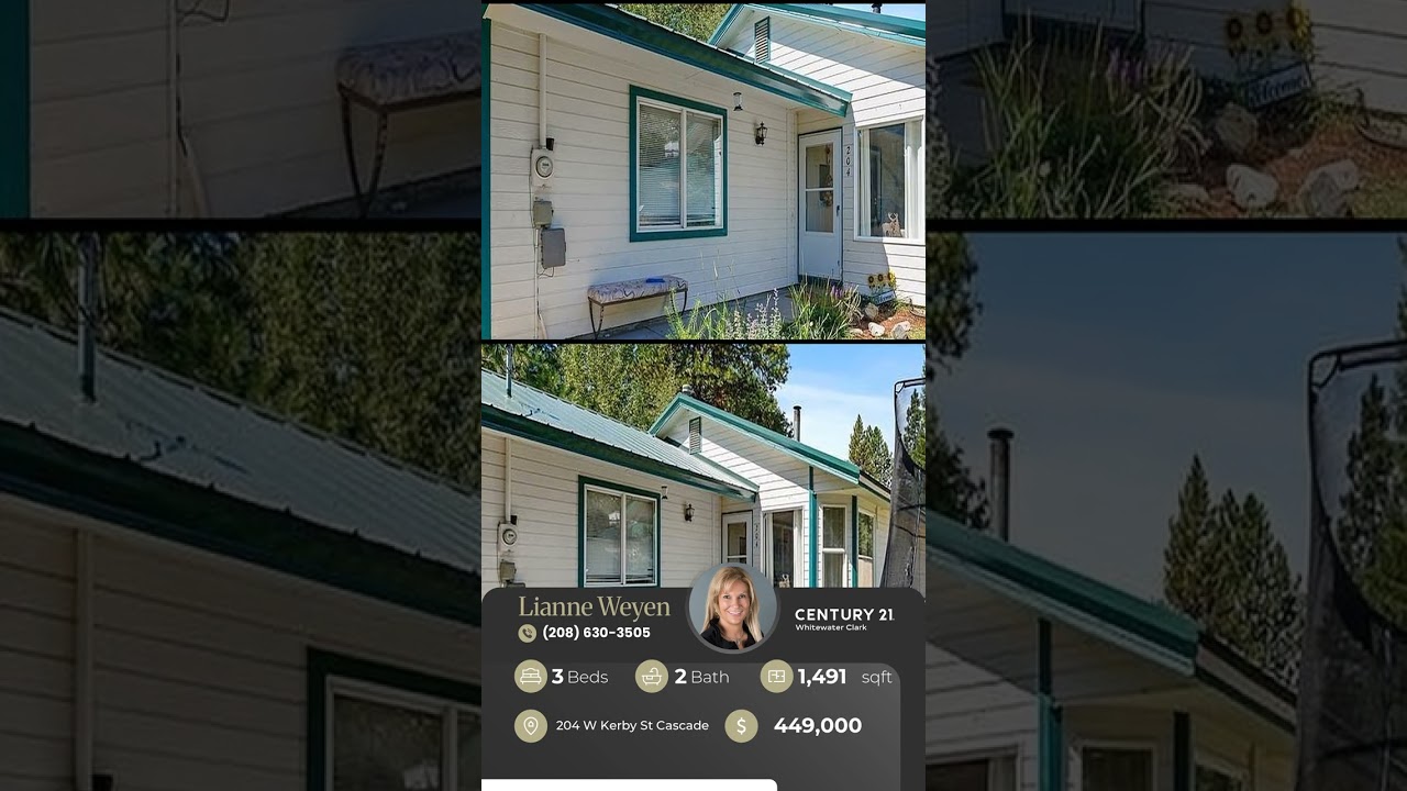 Check out my listing Address: 204 W Kerby St Cascade
