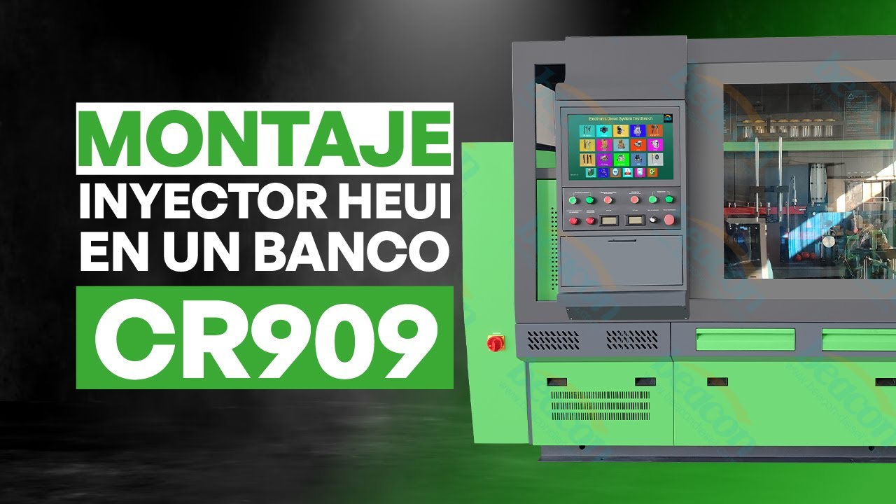 Montaje de Inyector HEUI en el Banco CR909 I Laboratorio Diesel TECNOTALLERES
