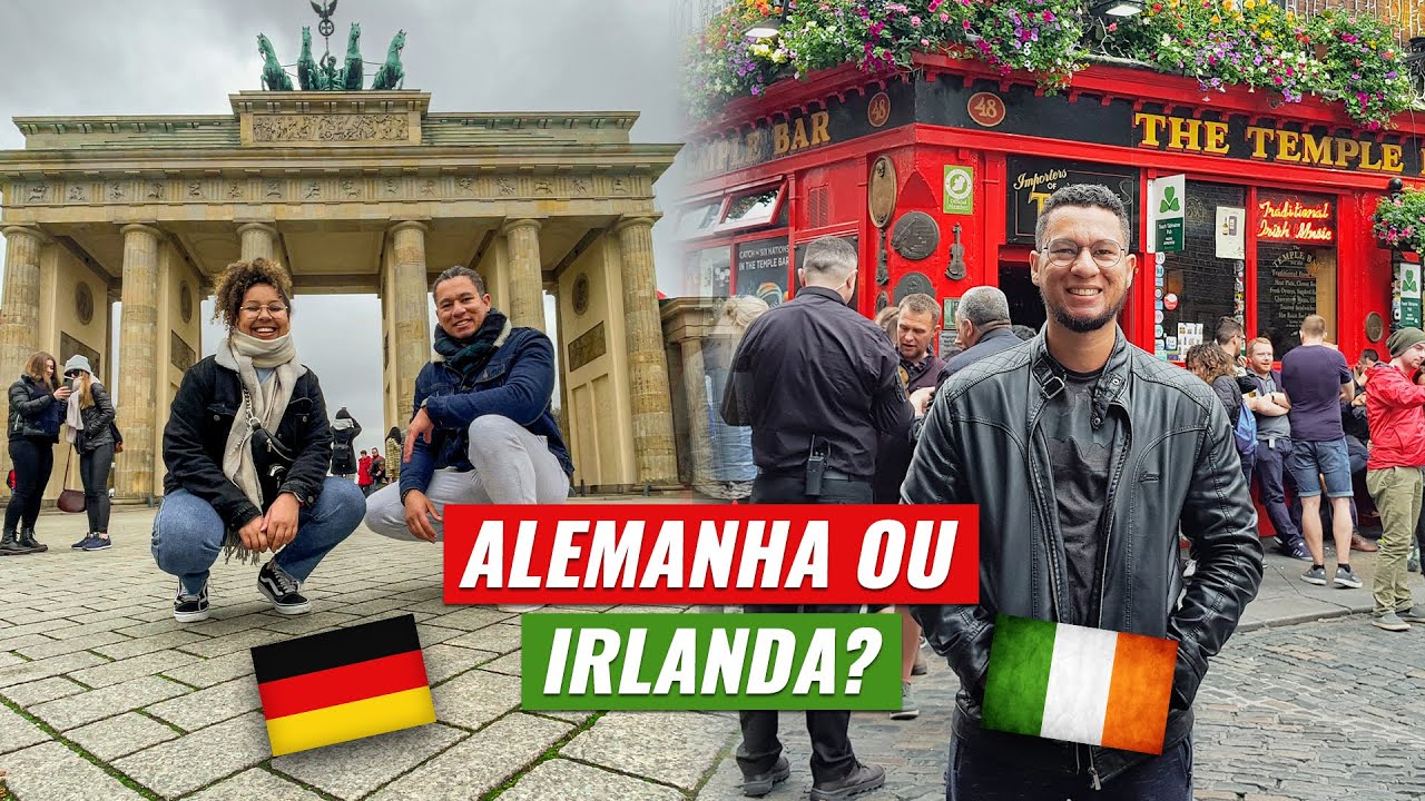 ALEMANHA ou IRLANDA | Qual melhor para conseguir emprego e morar?