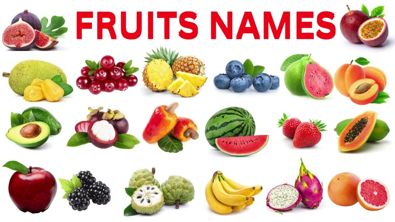 Fruit Names/ Fruits Vocabulary Words| Learning Videos for Kids | English Vocabulary  #fruits