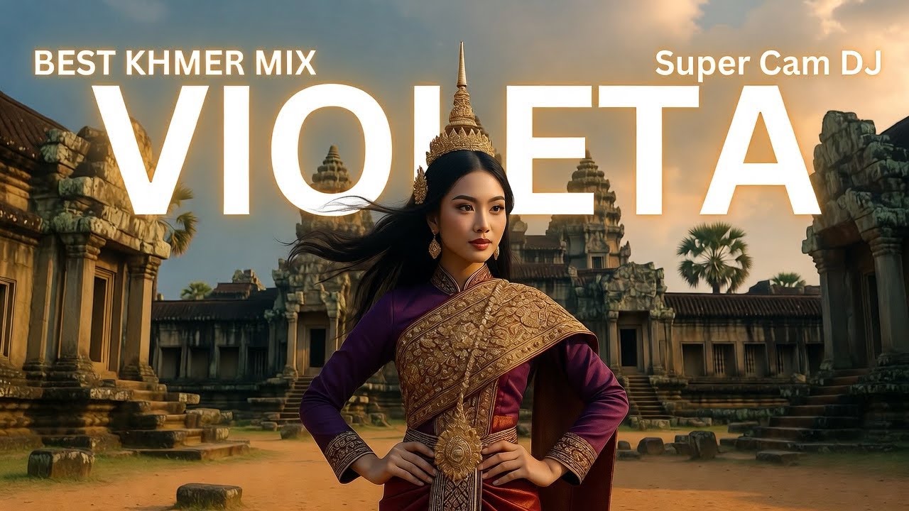 Лучшая камбоджийская музыка - Виолета - Оригинальная песня Sin Sisamuth - Виолета (кавер на англи...