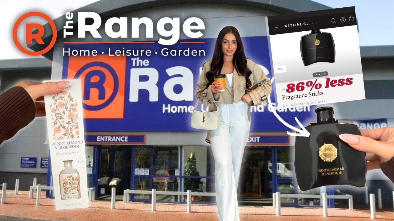 You NEED These! THE RANGE SHOP WITH ME |  86% Off Dupes, Luxury On A Budget Interior & Easter