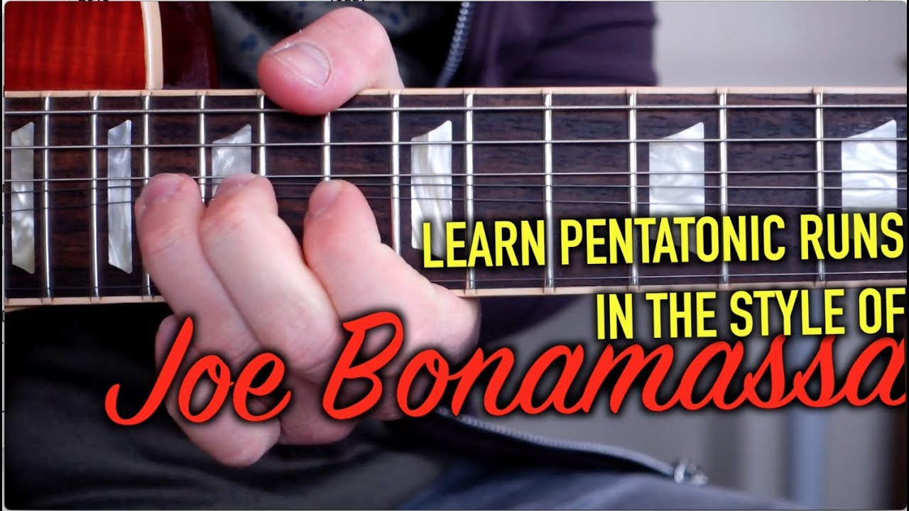 Joe Bonamassa's Pentatonic Sequences