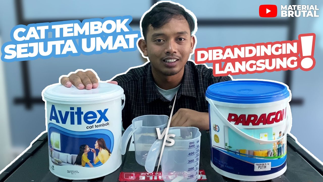 REKOMENDASI CAT TEMBOK TERBAIK 2024, REVIEW AVITEX VS PARAGON LANGSUNG