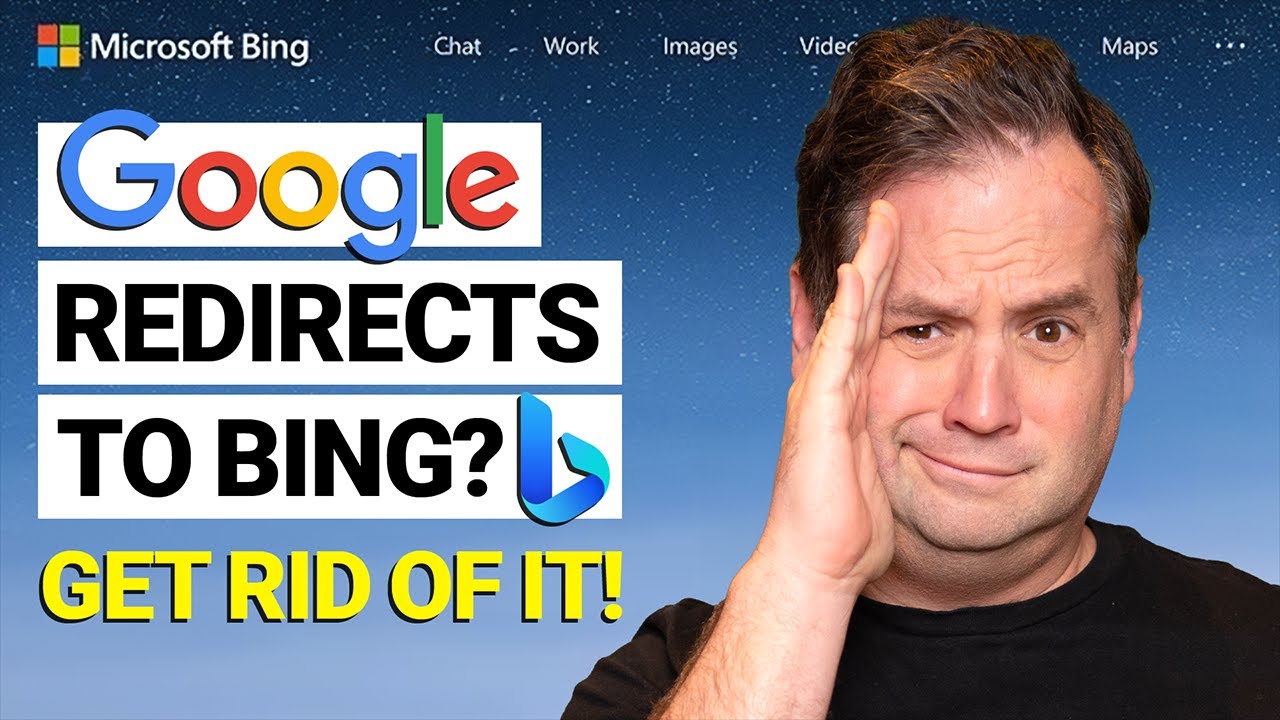 How to get rid of Google redirects to Bing | Tutorial