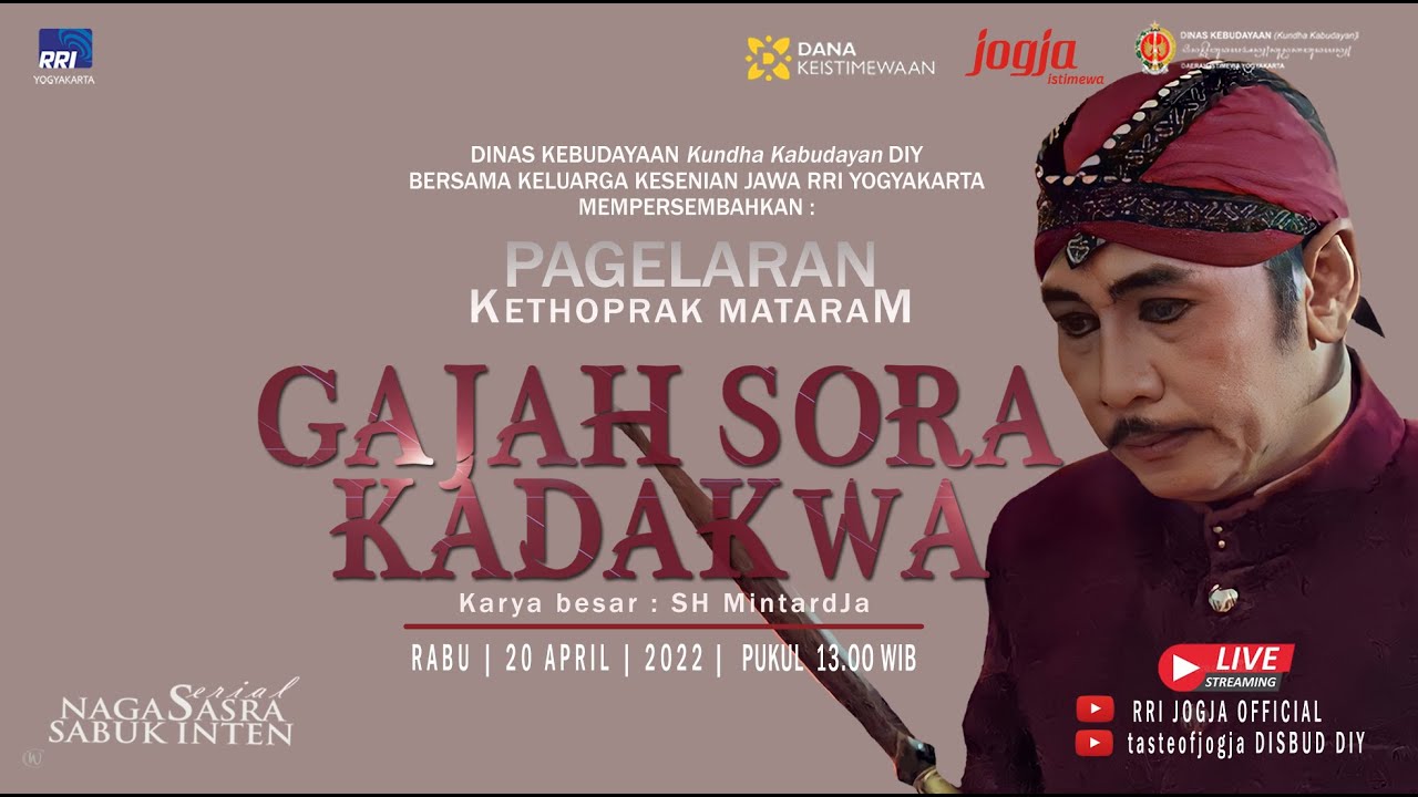 Pagelaran Kethoprak Mataram RRI Yogyakarta | 