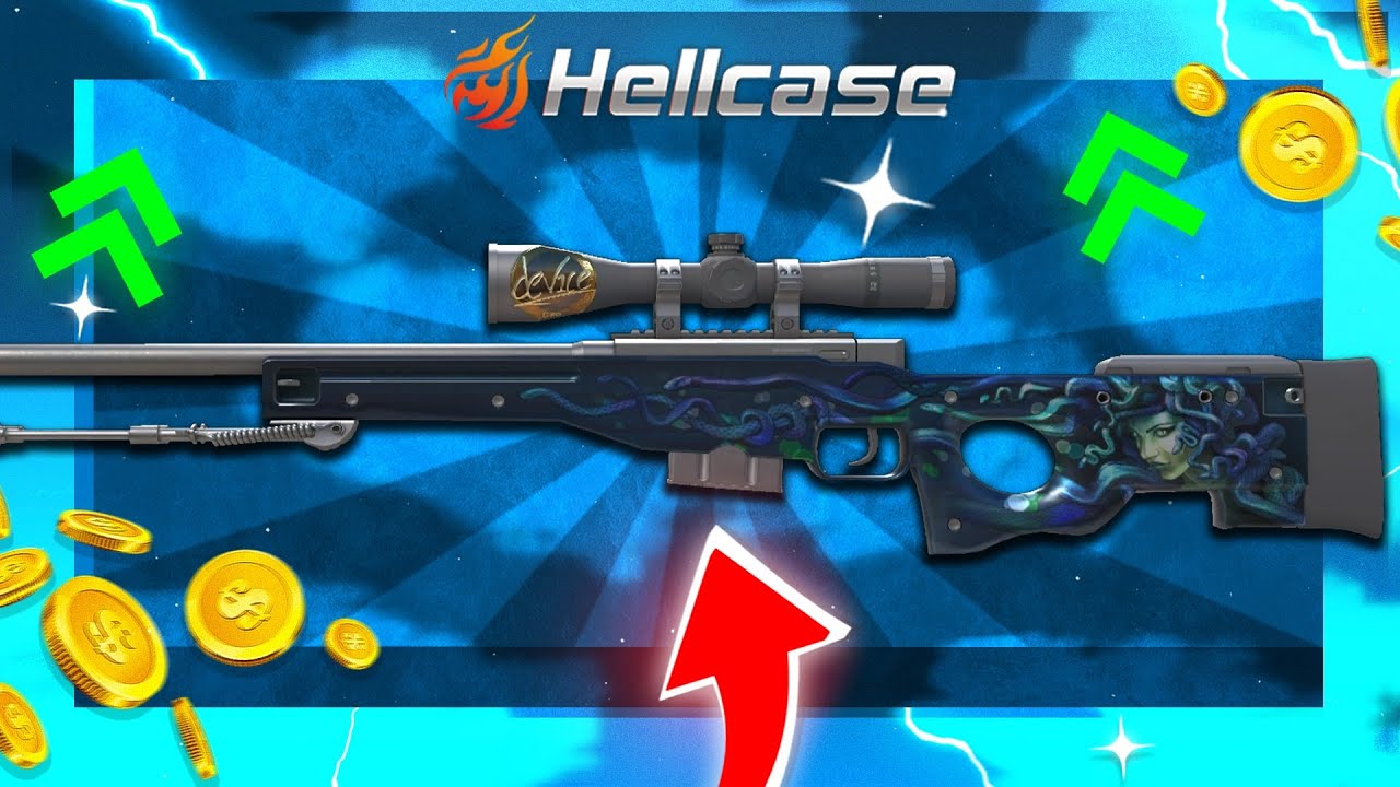 DIAMOND CASES $2500 AWP MEDUSA! - HELLCASE